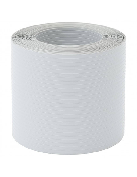 Schermi Privacy da Giardino 10 pz Grigio Chiaro 252,5x19 cm PVC
