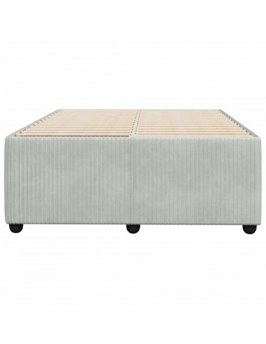 Giroletto Grigio Chiaro 120x200 cm in Velluto