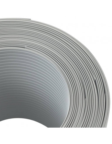 Schermi Privacy da Giardino 10 pz Grigio Chiaro 252,5x19 cm PVC