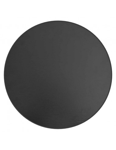 Tavolino Nero Ø35 cm in MDF