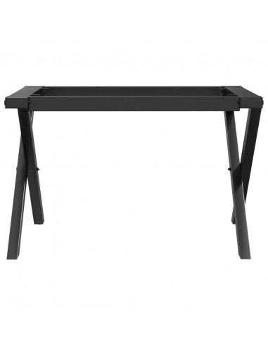 Telaio Gambe a X per Tavolino da Salotto 60x40x38 cm in Ghisa