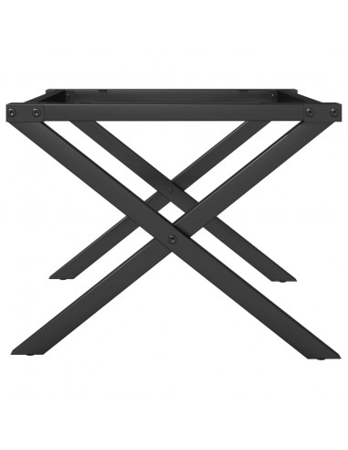 Telaio Gambe a X per Tavolino da Salotto 60x40x38 cm in Ghisa