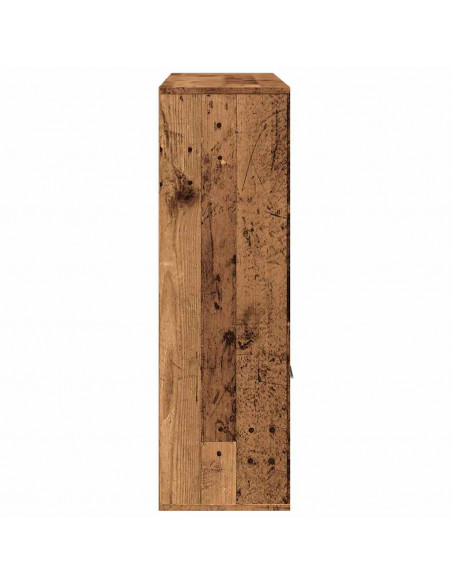 Libreria Legno Antico 98x29x97,5 cm in Legno Multistrato