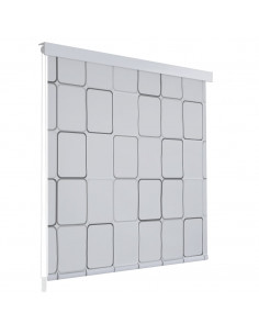 Tenda a Rullo per Doccia 160x240 cm Quadrati 2