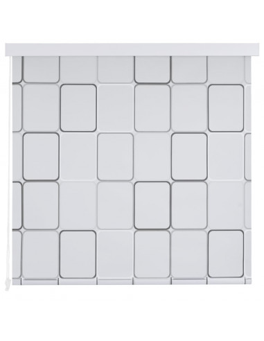 Tenda a Rullo per Doccia 160x240 cm Quadrati