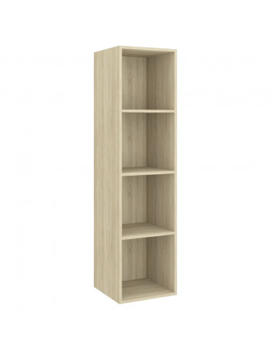 Set Porta TV 5 pz Rovere Sonoma in Truciolato