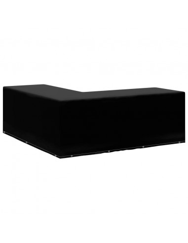 Telo per Mobili da Giardino Forma a L 12 Occhielli 250x250x90cm