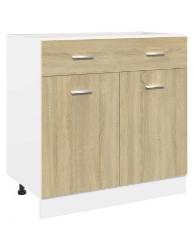 Set di Mobili Porta TV 7 pz Rovere Sonoma in Truciolato