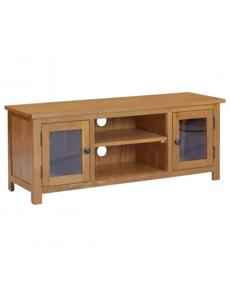Mobile TV 110x35x44 cm in Legno Massello di Rovere