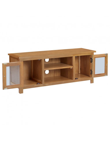 Mobile TV 110x35x44 cm in Legno Massello di Rovere