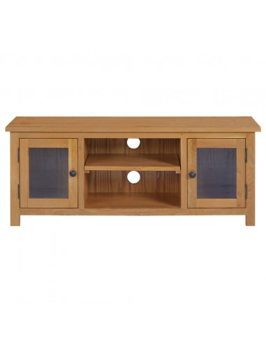 Mobile TV 110x35x44 cm in Legno Massello di Rovere