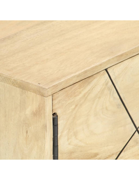 Mobile Porta TV 140x30x40cm in Legno Massello di Mango