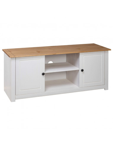 Mobile TV 120x40x50 cm in Legno Massello di Pino Panama Range
