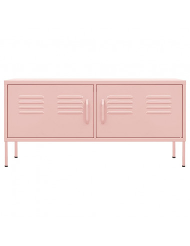 Mobile TV Rosa 105x35x50 cm in Acciaio