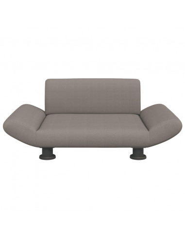 Lettino per Cani Tortora 70x45x28 cm in Tessuto