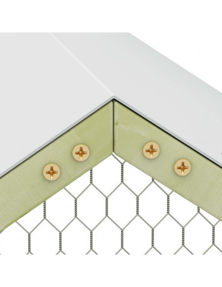 Pollaio 4,5x1,5x2 m in Legno di Pino Impregnato