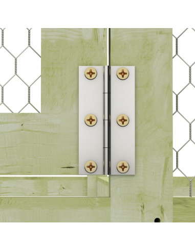 Pollaio 1,5x6x1,5 m in Legno di Pino Impregnato