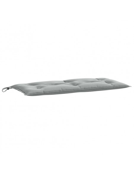 Cuscino Panca Giardino Grigio Chiaro Mélange 100x50x7cm Tessuto