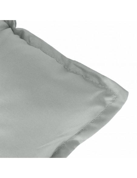 Cuscino Panca Giardino Grigio Chiaro Mélange 100x50x7cm Tessuto