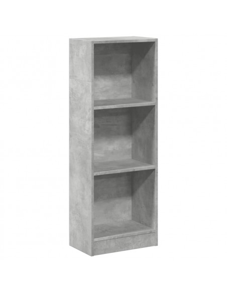 Libreria Grigio Cemento 40x24x109 cm in Truciolato