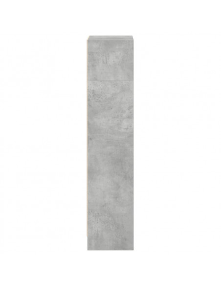 Libreria Grigio Cemento 40x24x109 cm in Truciolato