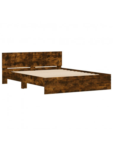 Giroletto con Testiera Rovere Fumo 140x190 cm