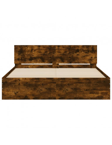 Giroletto con Testiera Rovere Fumo 140x190 cm