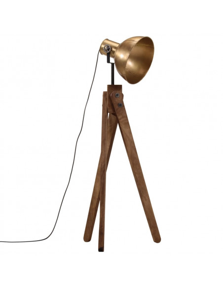 Lampada da Terra 25 W Ottone Anticato 45x45x120 cm E27