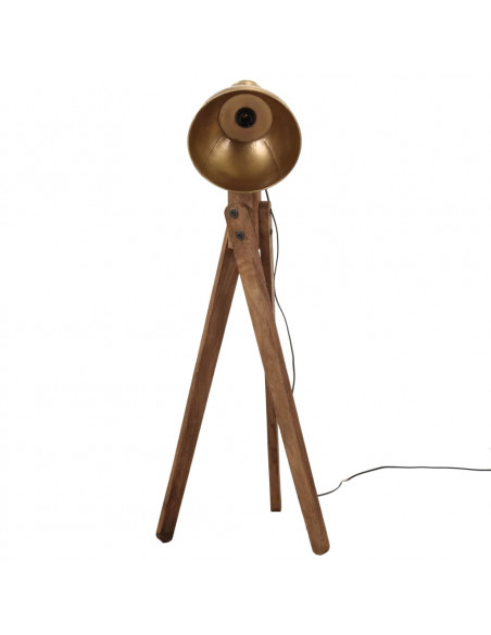 Lampada da Terra 25 W Ottone Anticato 45x45x120 cm E27