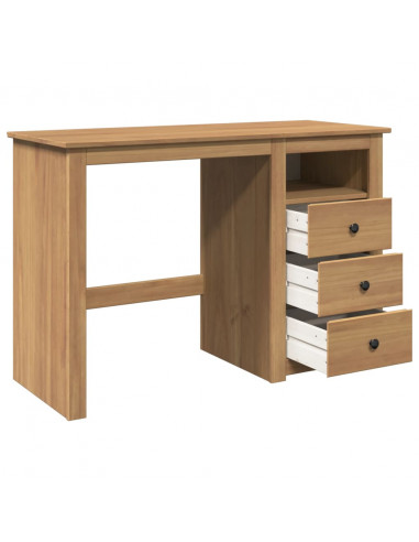 Scrivania Panama 112x45x75 cm Legno Massello di Pino