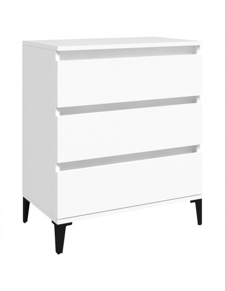 Credenza Bianca 60x35x70 cm in Legno Multistrato