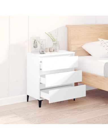 Credenza Bianca 60x35x70 cm in Legno Multistrato