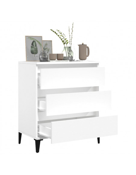 Credenza Bianca 60x35x70 cm in Legno Multistrato