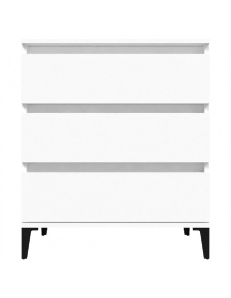 Credenza Bianca 60x35x70 cm in Legno Multistrato
