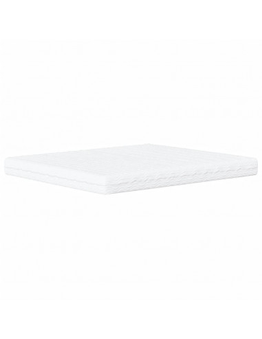 Letto con Materasso Nero 160x200 cm in Similpelle