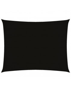 Parasole a Vela Oxford Rettangolare 2,5x4 m Nero 2