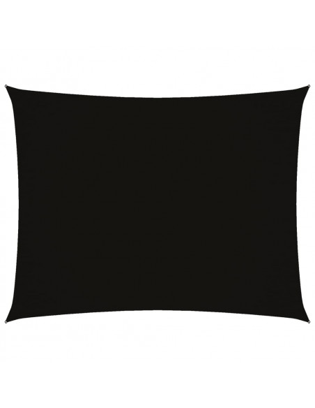Parasole a Vela Oxford Rettangolare 2,5x4 m Nero