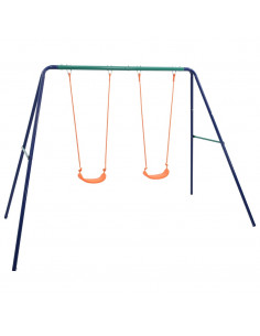 Set Altalene con 2 Sedili in Acciaio 2