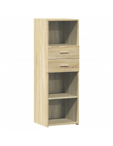Credenza Rovere Sonoma 40x42,5x124 cm in Legno Multistrato