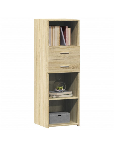 Credenza Rovere Sonoma 40x42,5x124 cm in Legno Multistrato