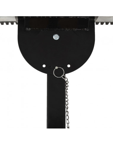 Spazzaneve Manuale con Ruote 100x44 cm