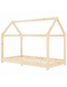 Giroletto per Bambini in Legno Massello di Pino 70x140 cm 2