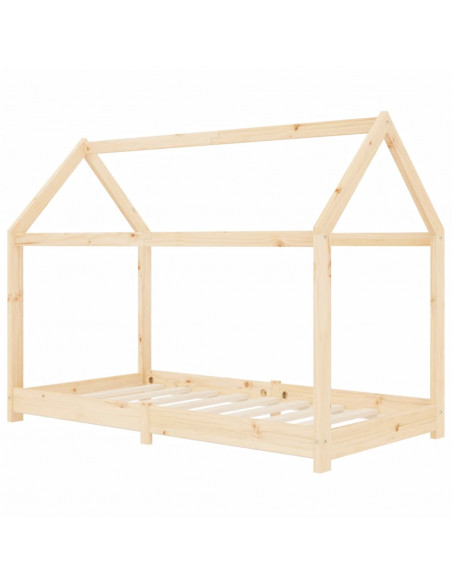 Giroletto per Bambini in Legno Massello di Pino 70x140 cm