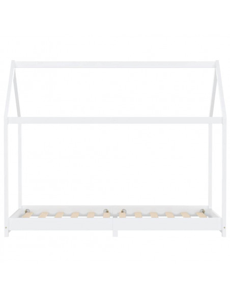 Giroletto per Bambini Bianco in Massello di Pino 90x200 cm