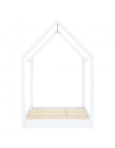 Giroletto per Bambini Bianco in Massello di Pino 90x200 cm