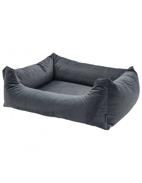 Madison Letto per Cani Velvet 100x80x25 cm Grigio