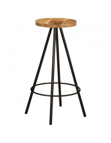 Set da Bar 5 pz in Legno Massello di Mango