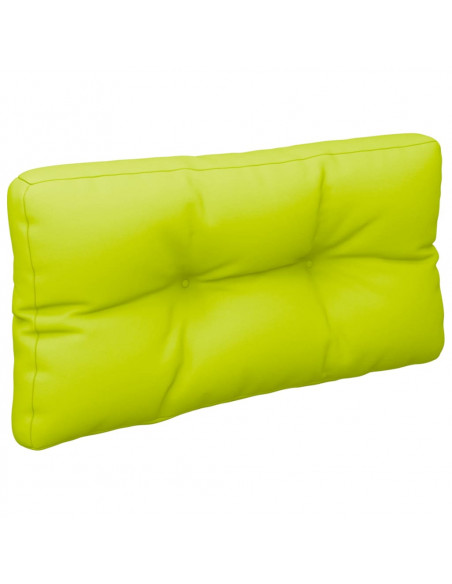 Cuscini per Divani in Pallet 2 pz Verde Intenso in Tessuto