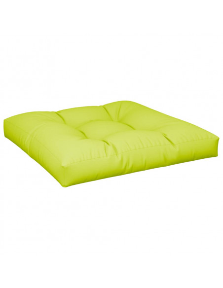 Cuscini per Divani in Pallet 2 pz Verde Intenso in Tessuto