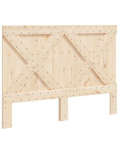 Testiera 140x104 cm in Legno Massello di Pino